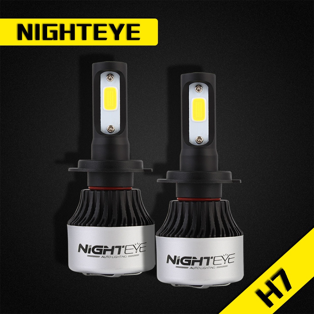 Nighteye 9000LM H4 / H7 / H11 / 9005 / 9006 led headlight fog Light bulb canbus error free anti flicker. 
