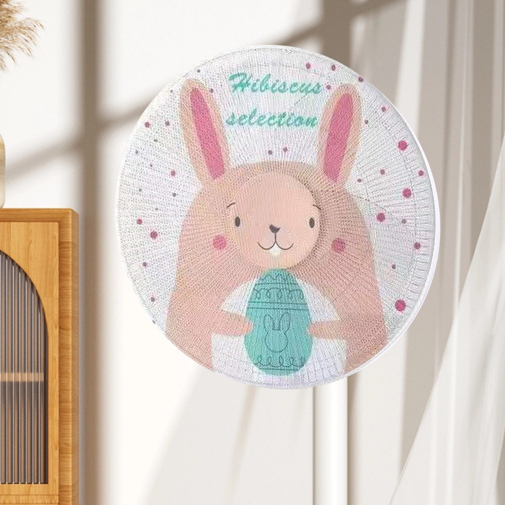 18 Inches Cartoon Electric Fan Protective Net Cover Children's Anti-pinch Hand Fan Sleeve Safety Protective Cover 1Pcs. 