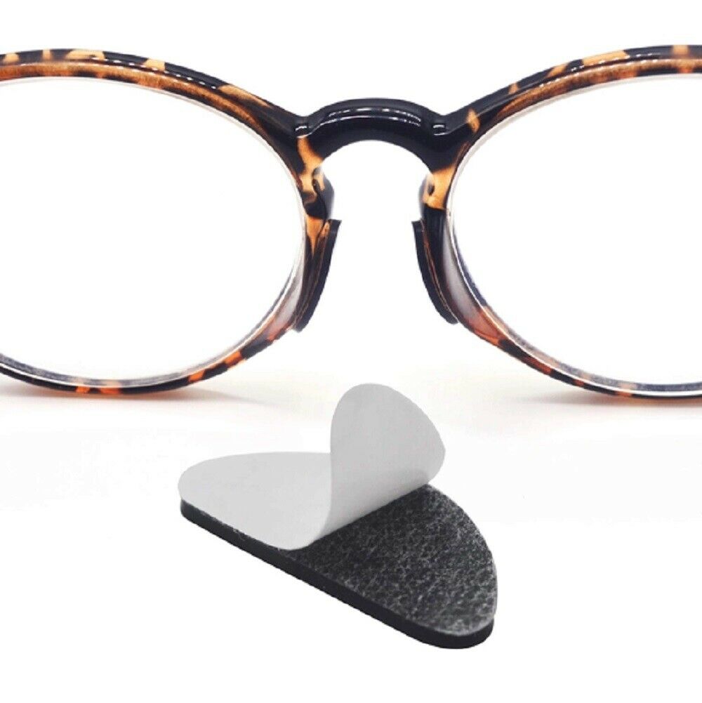 5 Pairs Pack Eyeglass Nose Pads / Anti-Slip Comfort Glasses Retainers / Self Adhesive Soft Silicone Nose Pads. 
