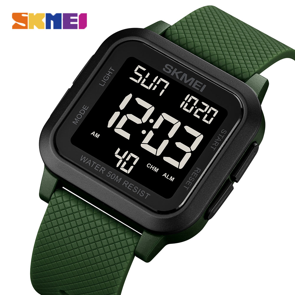 SKMEI Men's Sports Electronic Watch Waterproof LED Luminous Men's Watch 1894. 