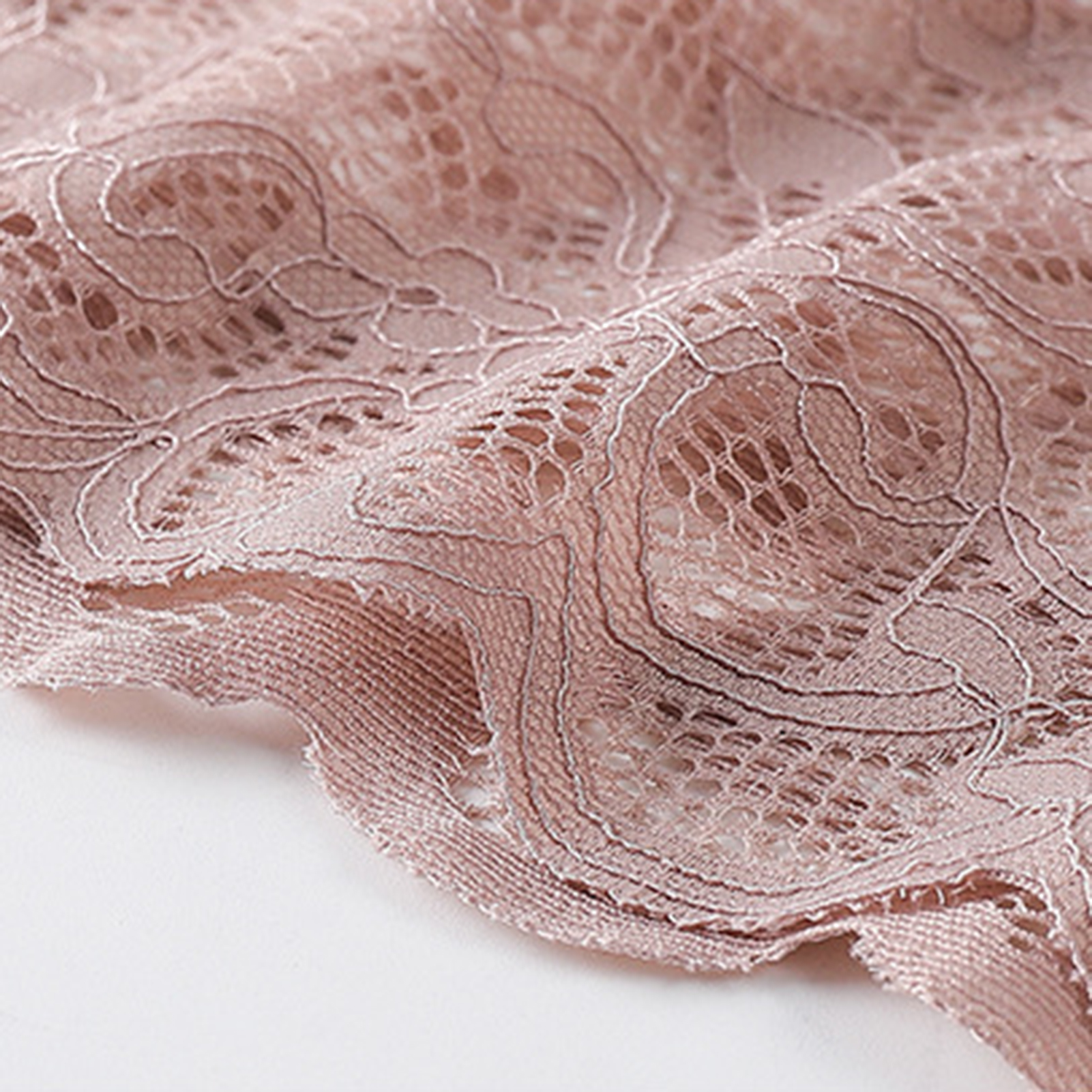 Epoch See-through Pads Beauty Back Thin Bra Vest Sweet Lace Stitching Casual Underwear Top. 