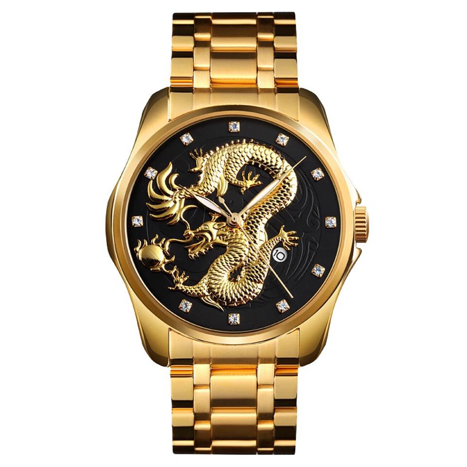 Dragon discount watch gold