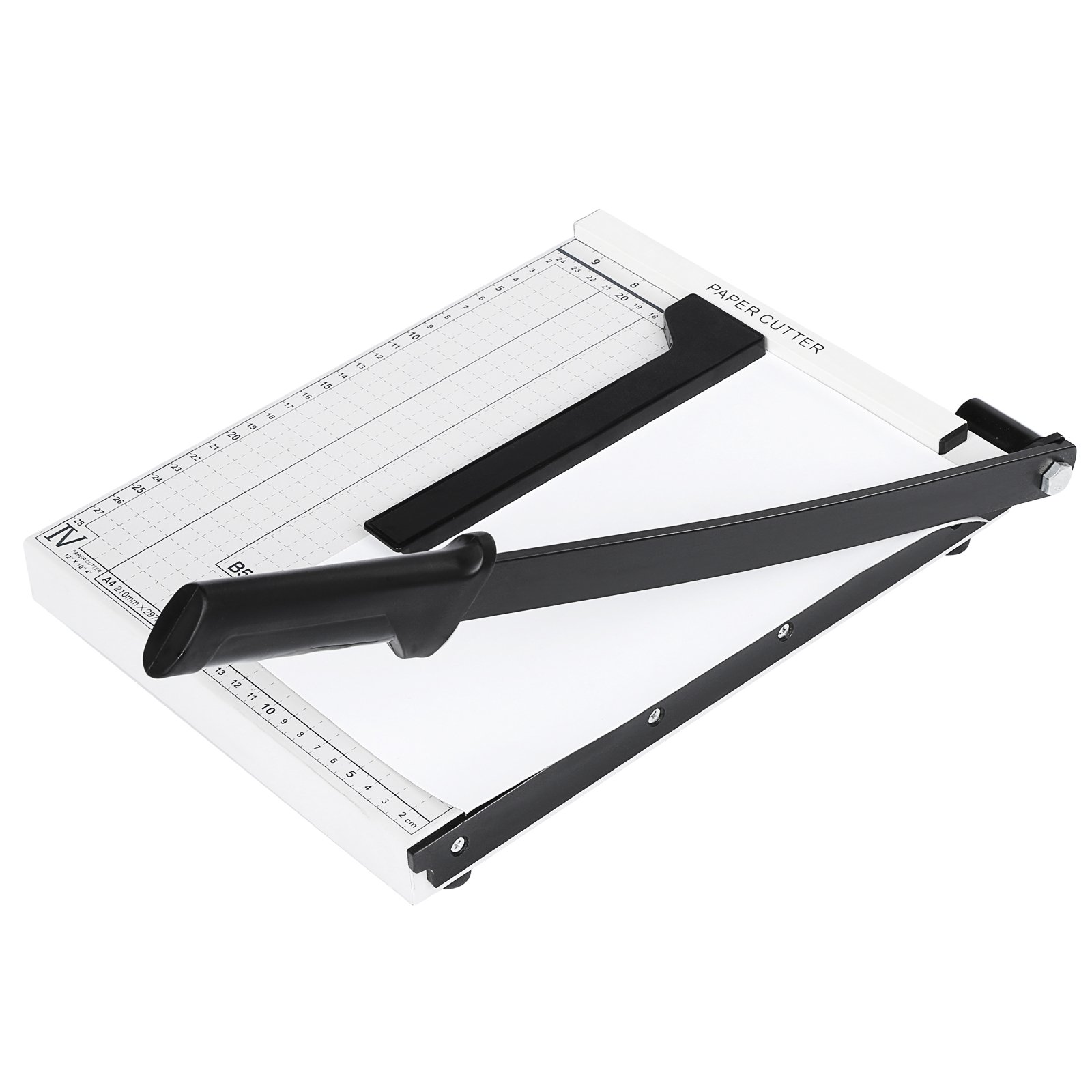 Paper Cutter Trimmer Craft Guillotine Professional Photo Paper Cutting Machine for Home Office (White-32 x 25 x 3cm) Heavy Duty  A4 B5 A5 B6 B7. 