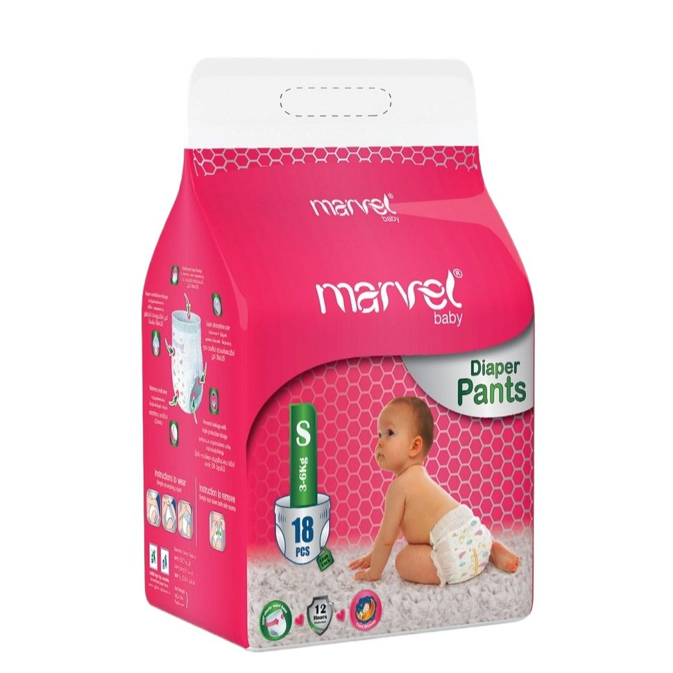 Marvel Baby Diaper Pants 18pcs Small Daraz.lk