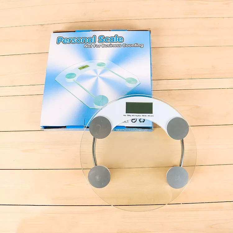 Weight Scale Toughened Glass Electronic Digital Body Scales  Bathroom Gym Smart Scales LCD Display Body Weighting Digital Weight Scale
