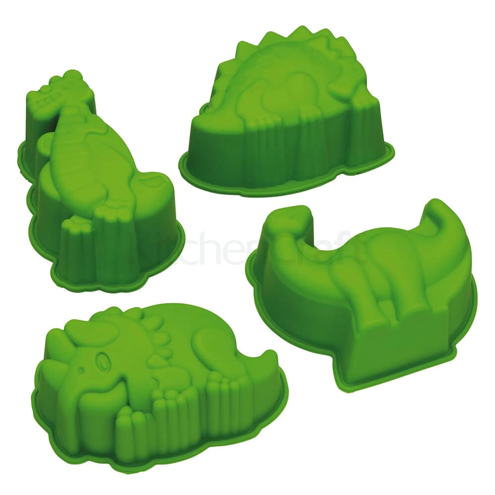 Dinosaur Shaped Silicone Cake / Jelly Moulds
