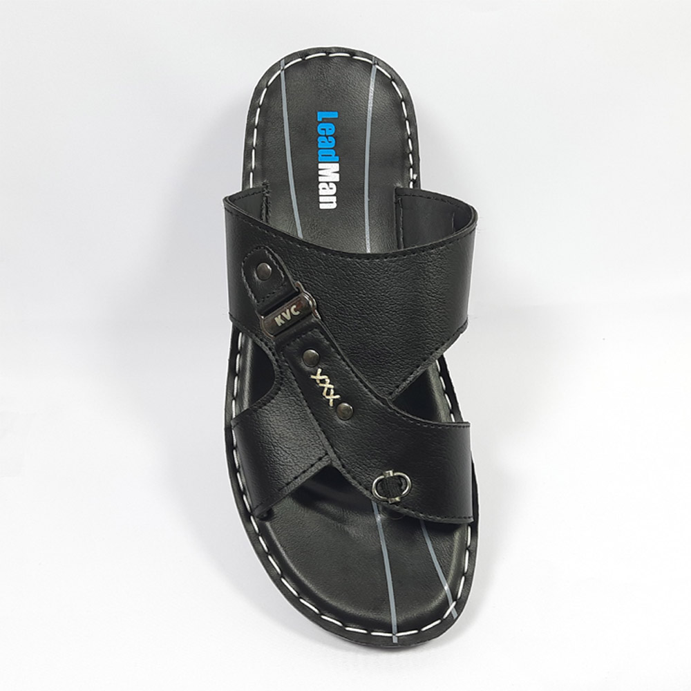 Gent's Slipper - Fashion Sandals -Men's Footwear Gent's slides - Black. 