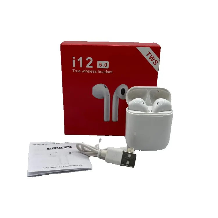 Headset bluetooth i12 discount tws