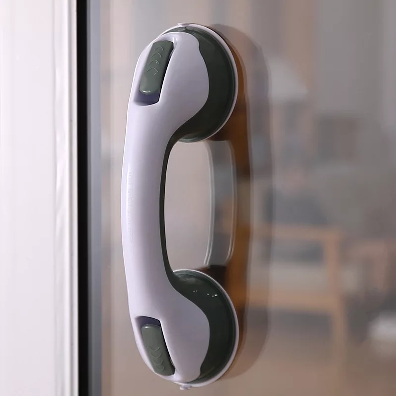 Safety Helping Handle Shower Safety Helping Handle Anti Slip Support Toilet Bathroom Safe Grab Bar Handle Vacuum Sucker Suction Cup Handrail. 