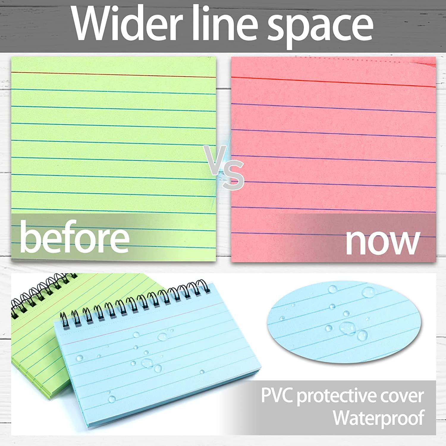 【ZOSR】To Do List Small Group Classroom Supplies Index Cards With Ring Note Cards Colored Index Cards 3x5 Index Cards. 