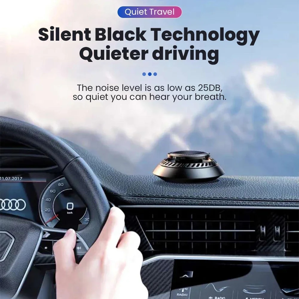 Car Air Freshener Solar Auto Rotation Portable Vehicle Solid Aromatherapy Car Diffusers Cars Parfum Car Interior Decoration. 