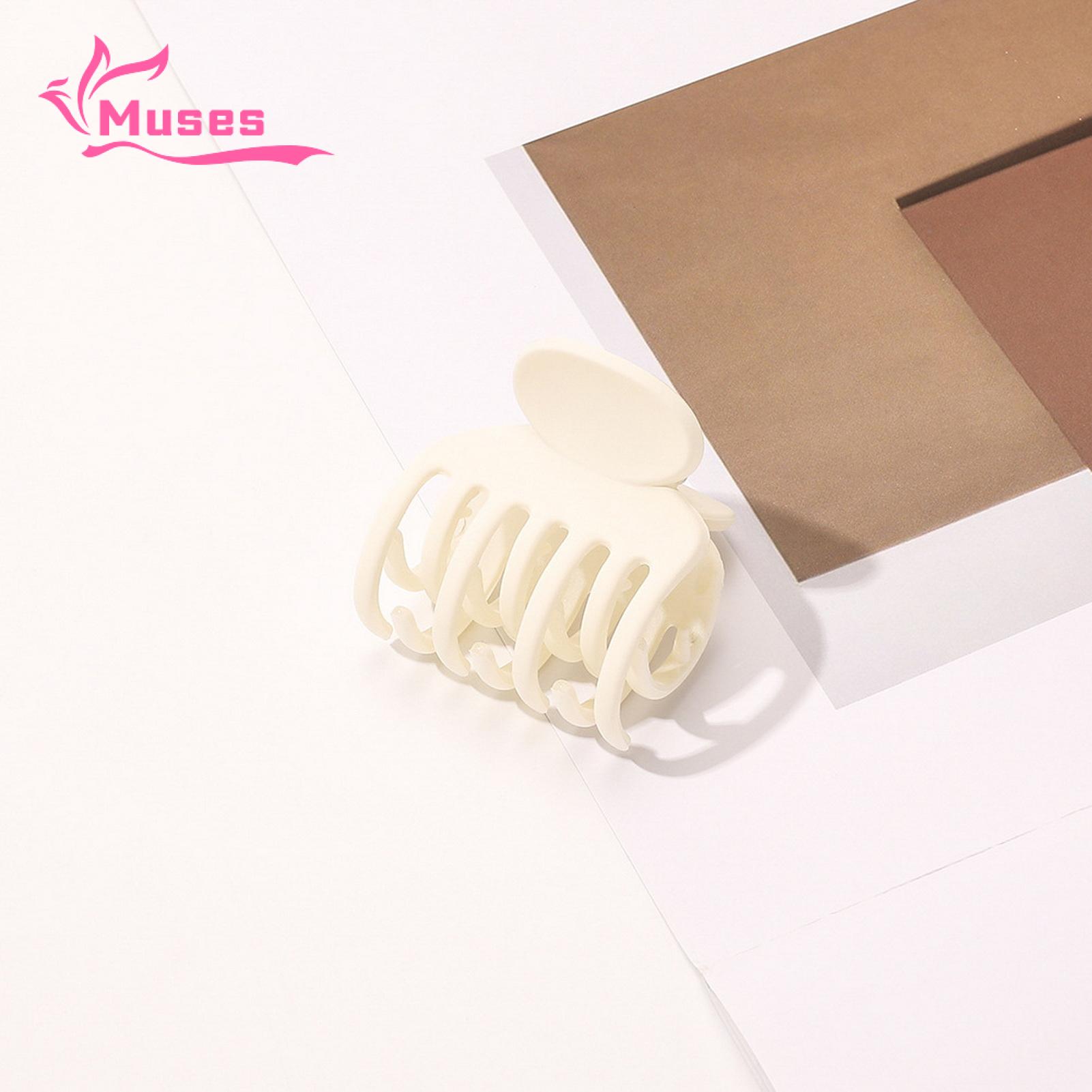 Muses Mall Daily Outfit Hair Clip Stylish Frosted Texture Hair Claw for Women Anti-slip Hair Clip for Easy Styling Headwear Hair Pin Tool for Trendy Look Hair Claw Clip. 