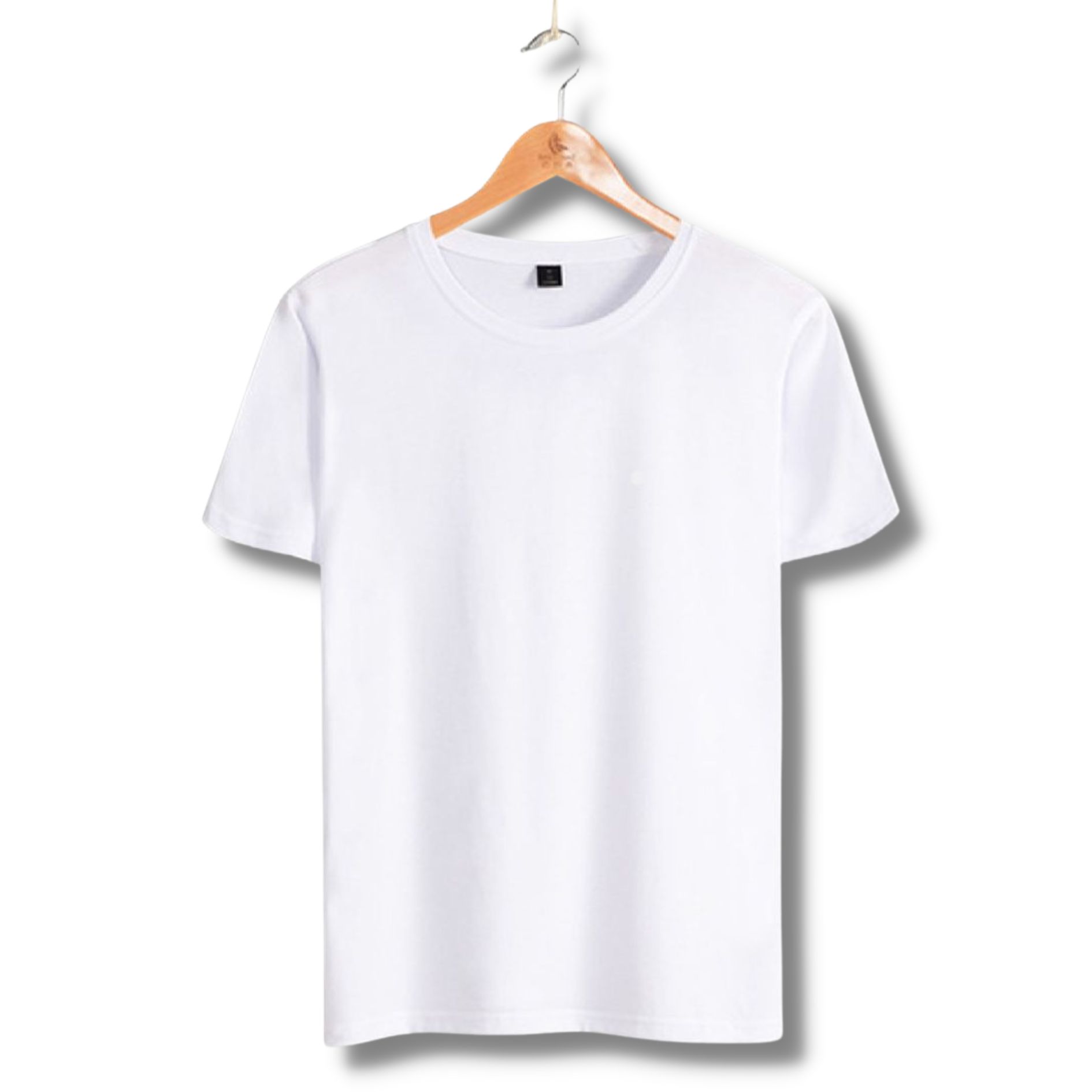 Plain Crew Neck T-Shirt 3 Pack Premium Cotton Blend Unisex Men Women Tees. 