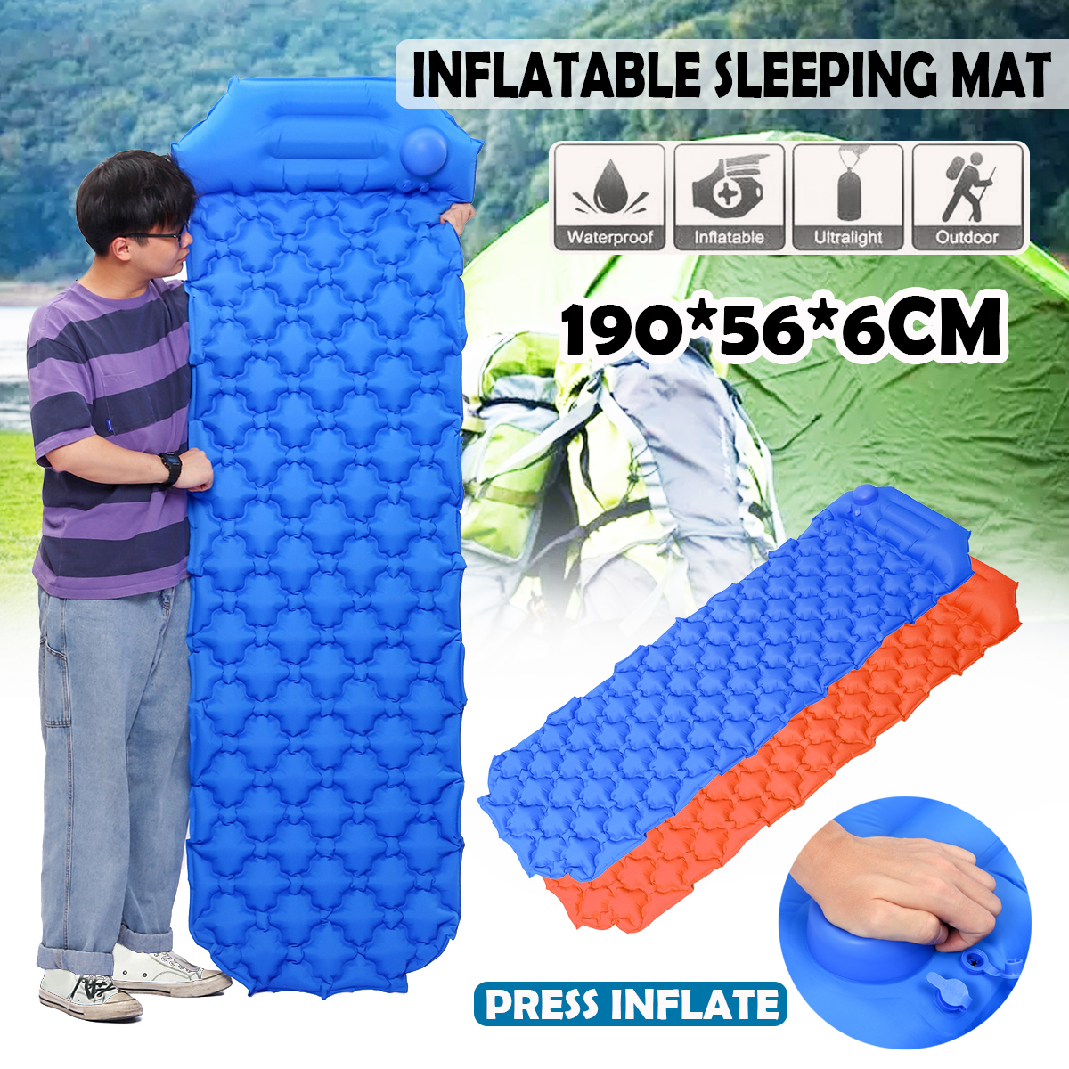 inflatable bed roll