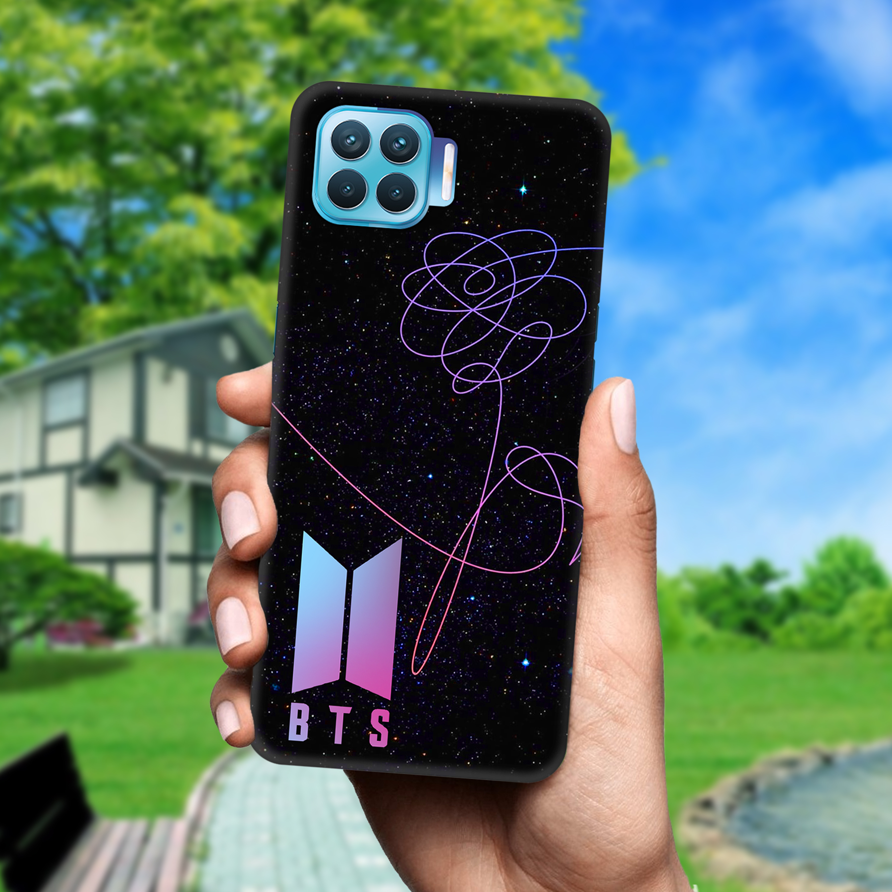 Back Cover For Huawei P8 Lite 2017 BTS Design. 