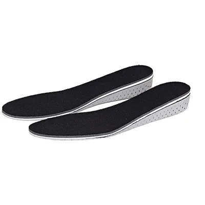1Pair Breathable Invisible Inner Height-increasing Full Insole/ Soft  Comfortable Deodorant Heel Lifts Pad
