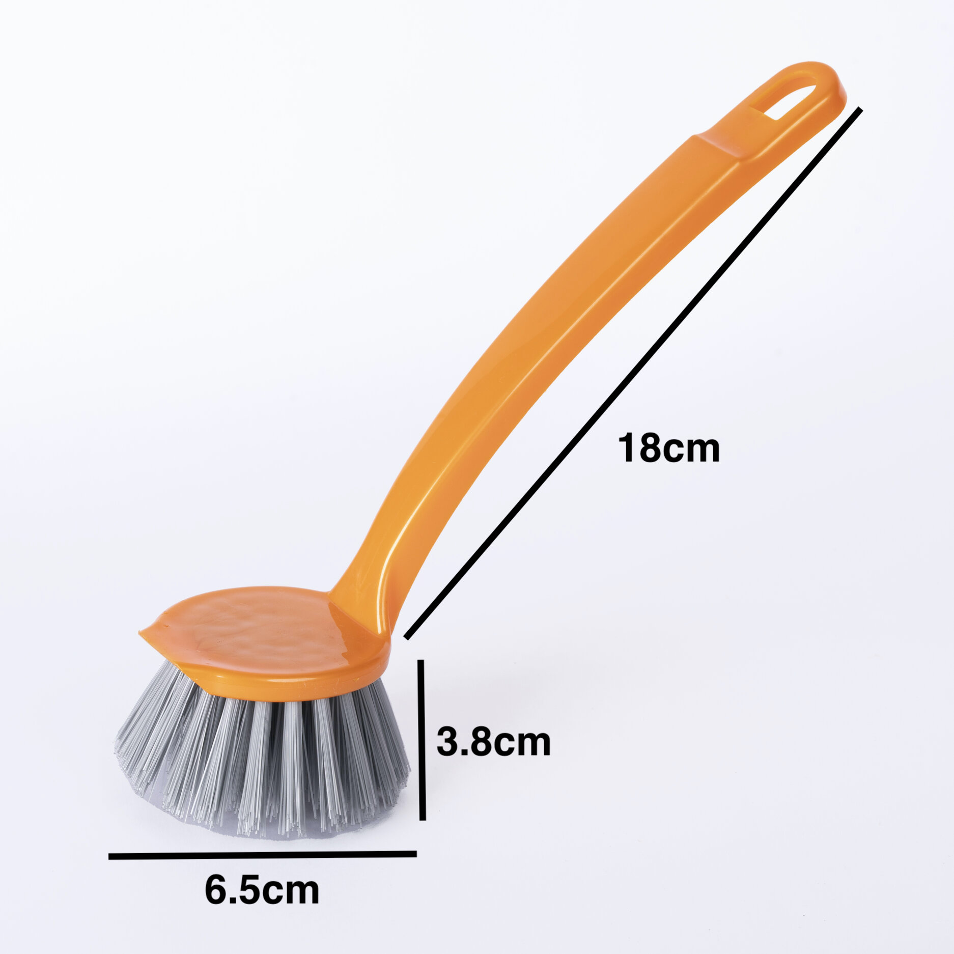 PLASTIC SINK BRUSH / DISH BRUSH / POT BRUSH  -  FEATHER BRAND. 
