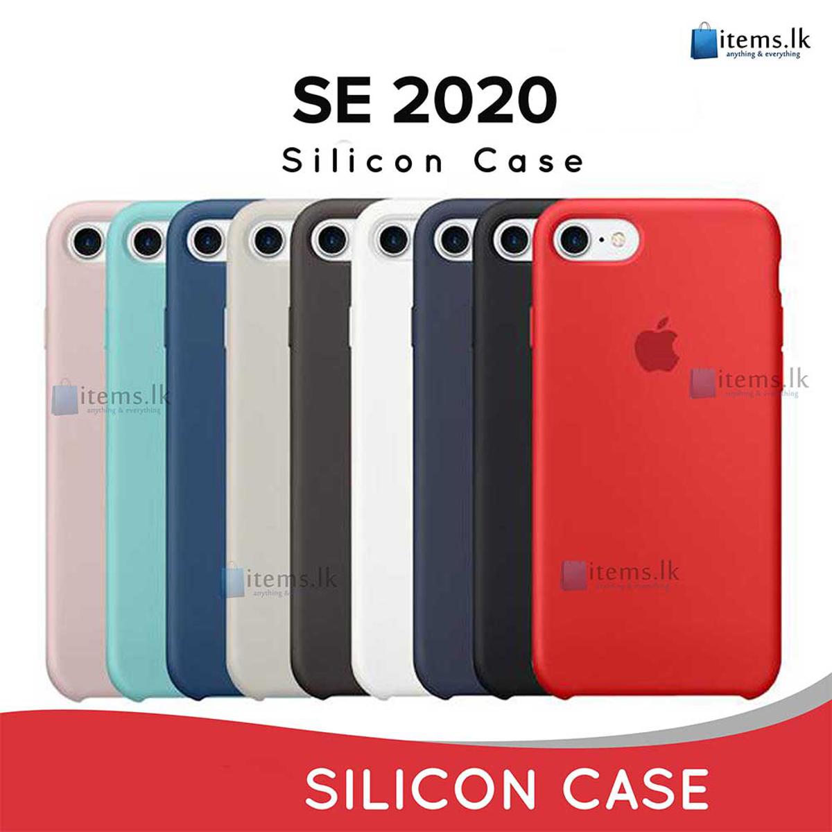 Super Luxury Soft textured Protective apple Silicone Case Back Cover for apple iPhone SE 2020