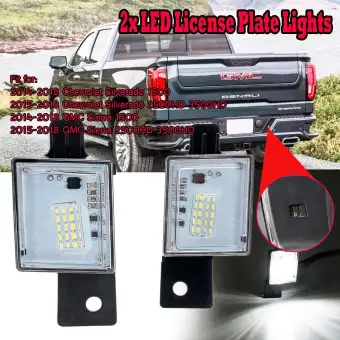 chevy silverado license plate light