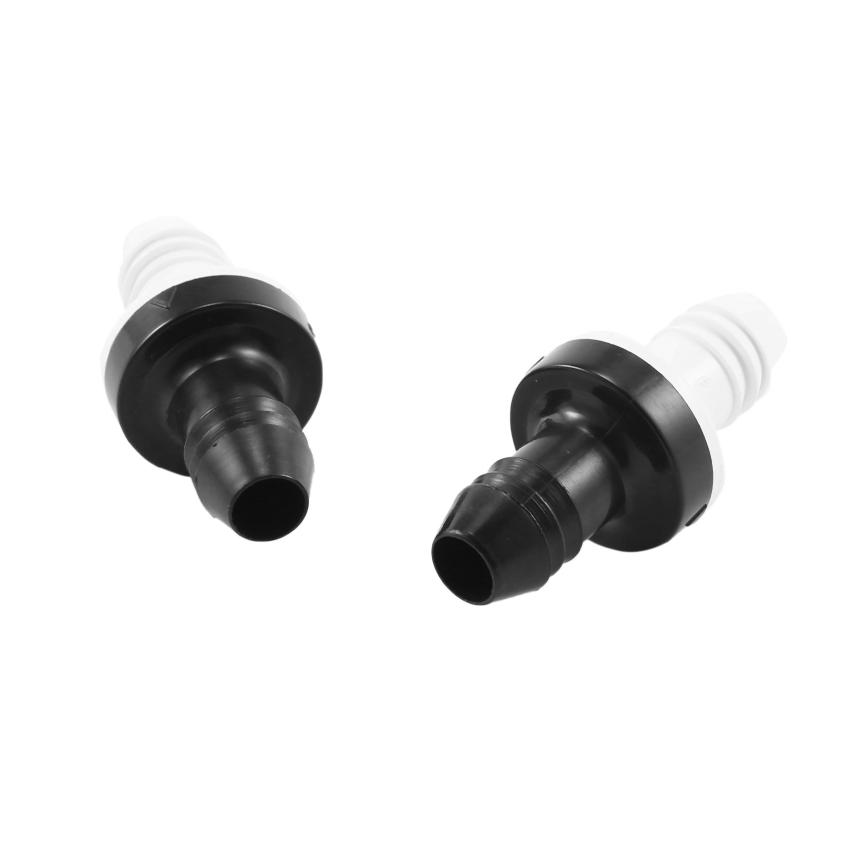JDXHLAU 6Pcs 3/8 Inch 10mm Inline Abs One Way Water Non Return Check Valve for Fuel Gas Liquid Air. 