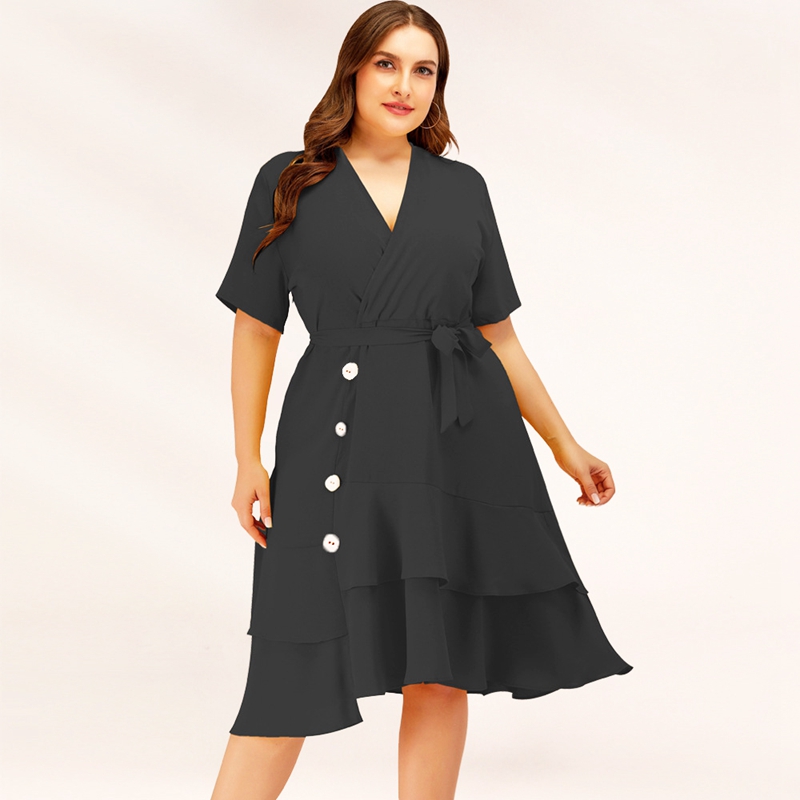 black boho dress plus size