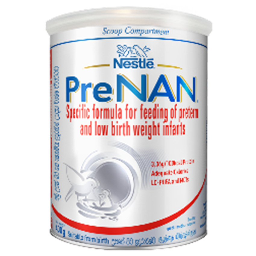 Nestle PreNAN Specific formula for feeding of Preterm and Low Birth Weight Infants – Suitable from Birth, 400g Tin