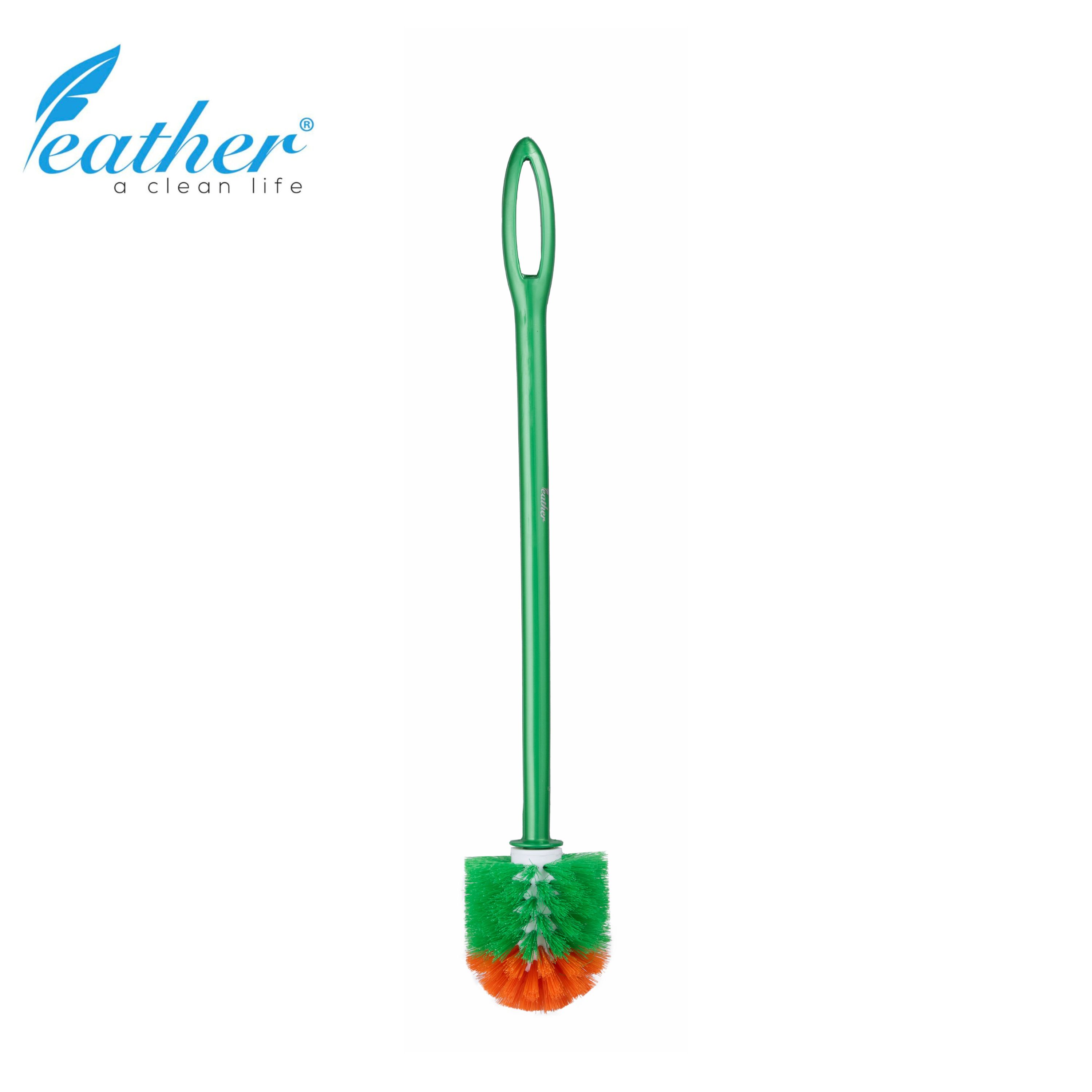 TOILET BRUSH TULIP LONG HANDLE - FEATHER BRAND. 