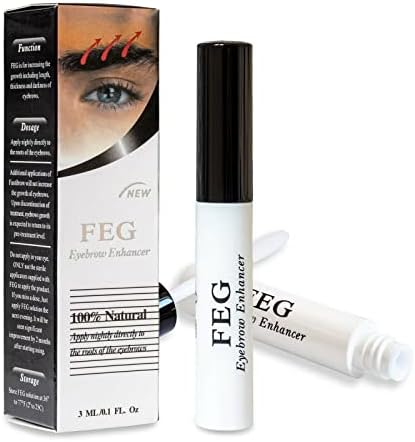 FEG - Eyebrow Enhancer | Eyebrow Growth Treatment Serum | Eyebrow Eyelash Enhancing Serum for Darker,Thicker Eyebrows | Non-irritating and Safe Eyebrow Enhancer for Men and Women | 3ML FROM DUBAI (SAM)