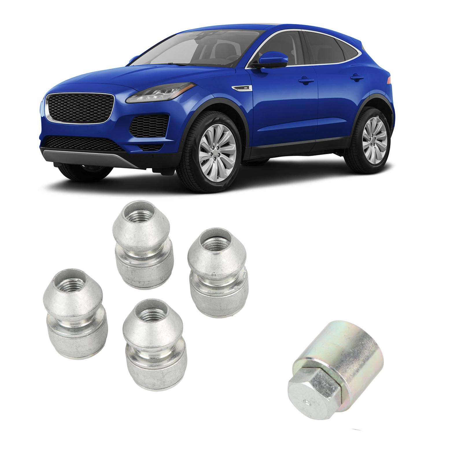 Locking Wheel Nut Kit High Temperature Resistant Loosen Proof Anti Rust Hard LR086417G for RANGE ROVER. 