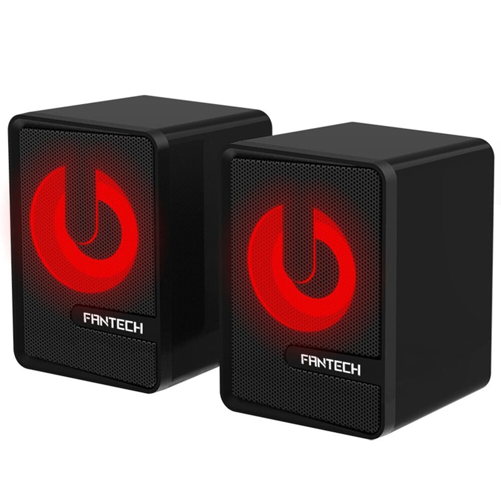 FANTECH GS203 Computer Speaker Mini RGB Lighting Speaker HIFI Subwoofer Speaker For Laptop Desktop Computer