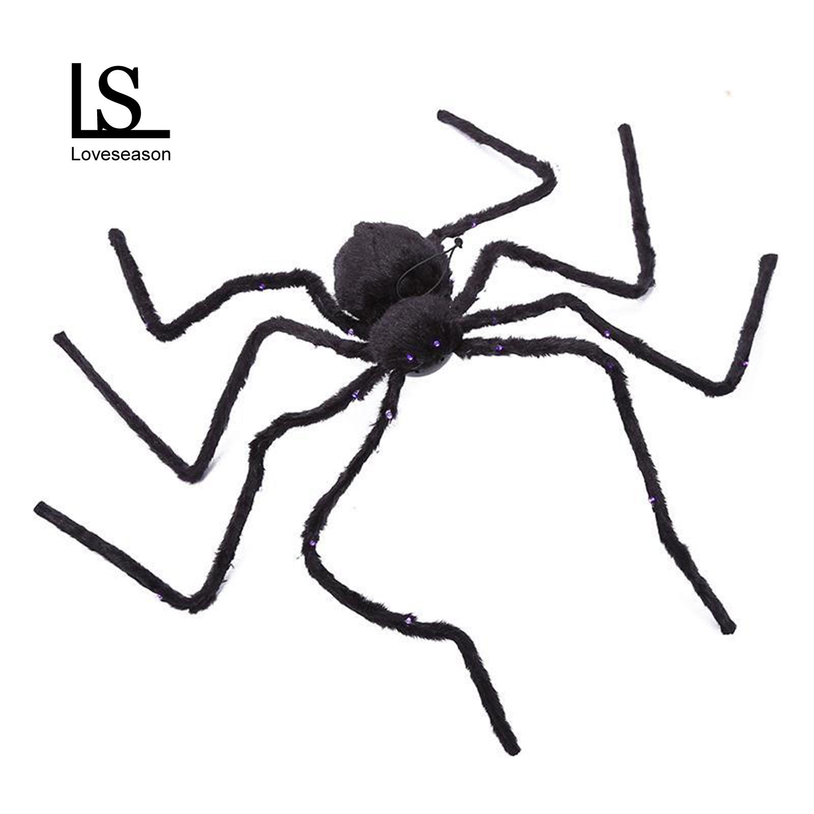 Spooky Spider Decoration Spooky Glowing Spider Decoration Realistic Halloween Prop with Led Lights less Than Spider Ornament. 