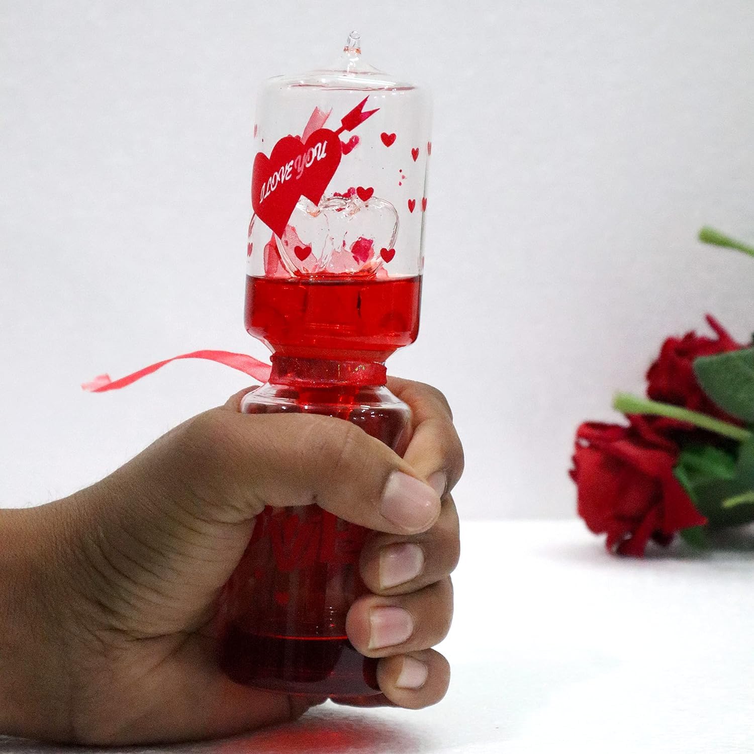 Valentine Gifts Love Meter, Hand Boiler Love Tester for Girlfriend Boyfriend, Husband Wife - Home Decor and Occasional Gift for Loved Once on Birthday, Anniversary. 