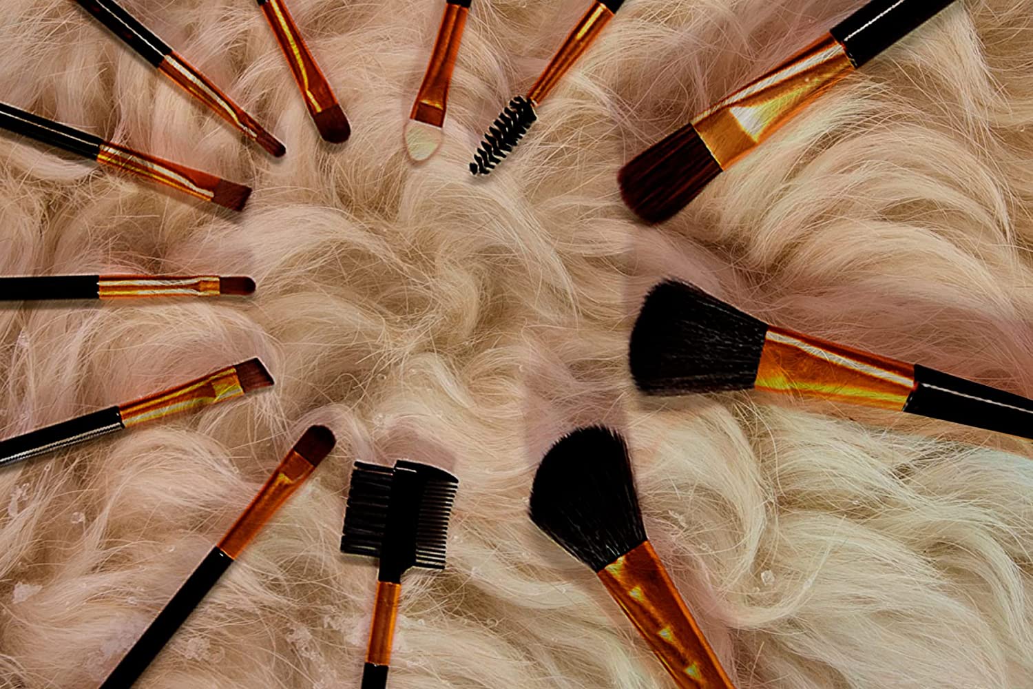 MAC Professional Makeup Brush Set 12Pcs Gift Box Makeup Tool Cosmetic Makeup Brush Set. 