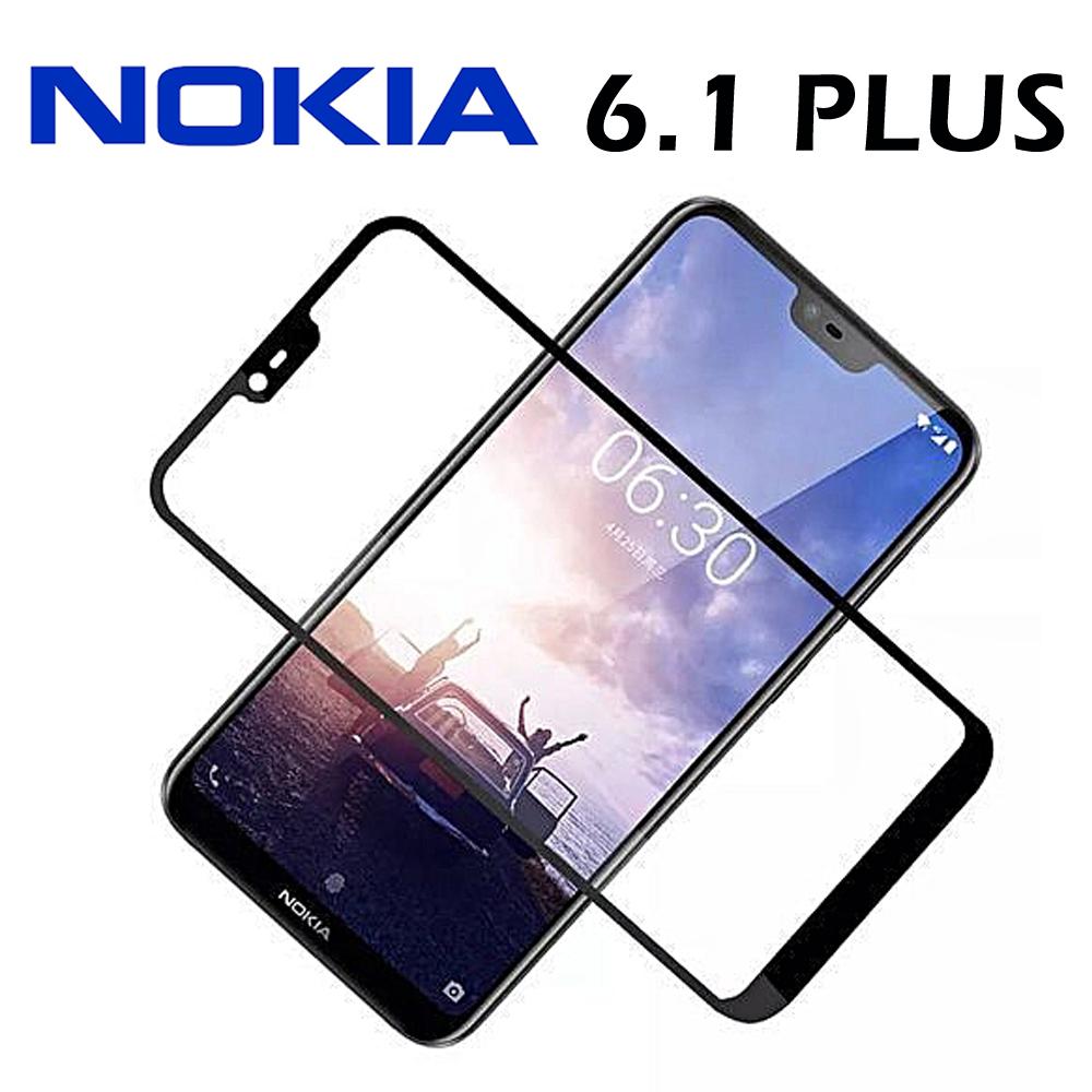 Supershieldz Tempered Glass Screen Protector For Nokia 6.1 | Full Coverage, Black Edges 12 thumbnail image