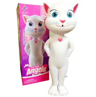 talking angela plush toy