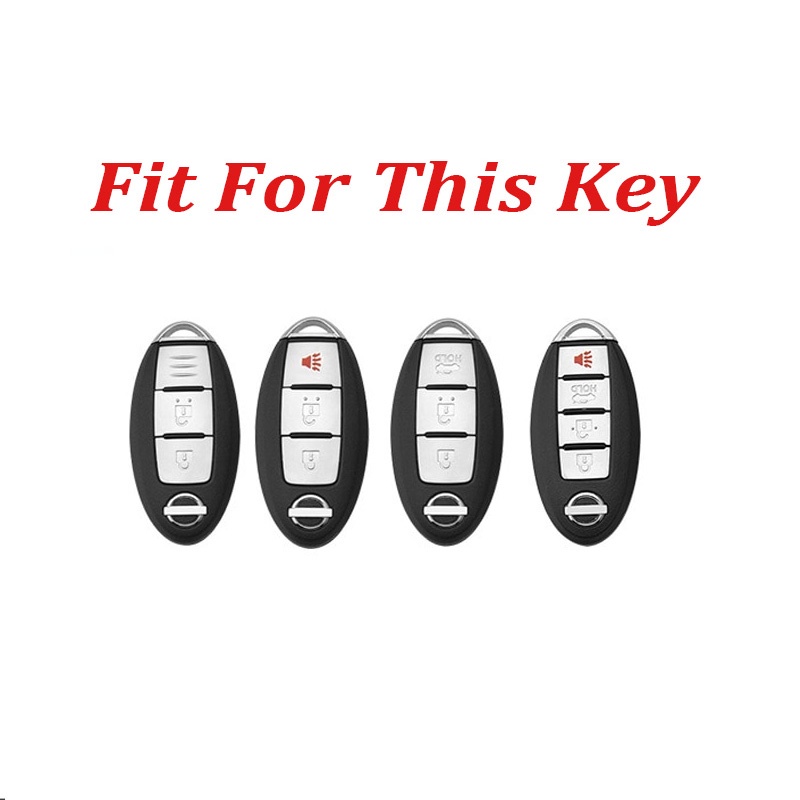 The remote key protective cover and keychain suitable for Nissan cars are durable and easy to install. 