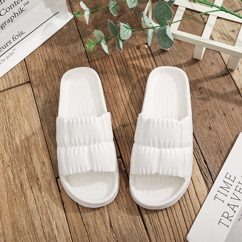 【WEJA】New Women Soft Sole Cloud Slippers Thick Platform Indoor Outdoor Beach Sandals Summer EVA Non Slip Flip Flops. 