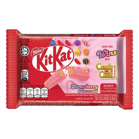 Kitkat Candy Crush Strawberry 4 Fingers 35g