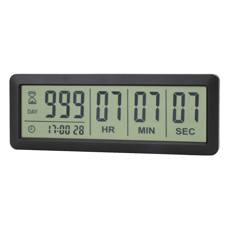 Big Digital Countdown Days Timer Clock 999 Days Count Down Clock Timer for Graduation Lab