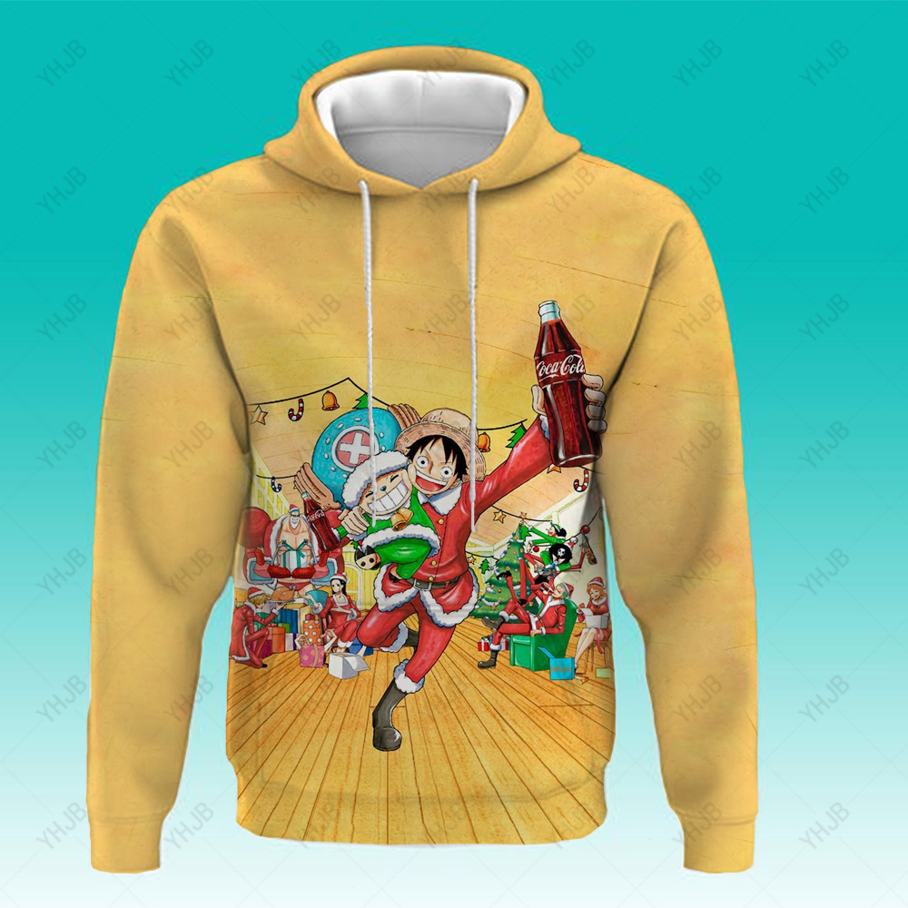 One Piece Japan Anime Sweatshirt Luffy Gear 5 Hoodie Kids Manga Graphic Sweater Fleece Harajuku Fashion Sportswear Clothes. 