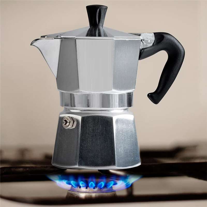 Moka Pot Aluminium Coffee Pot Silver Coffee Pot Coffee Pot Iconic