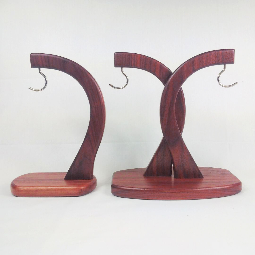 ModLumber Banana Fruit Holder 11*7*12 Inches Brown Color Modern Wooden Stand for Kitchen and Dining Table. 