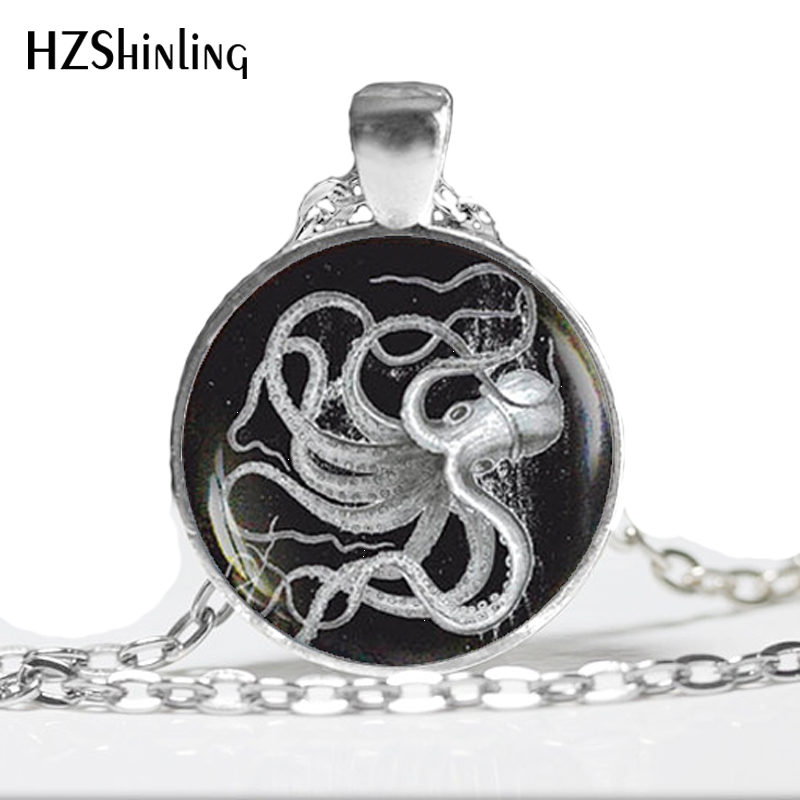 glass octopus necklace