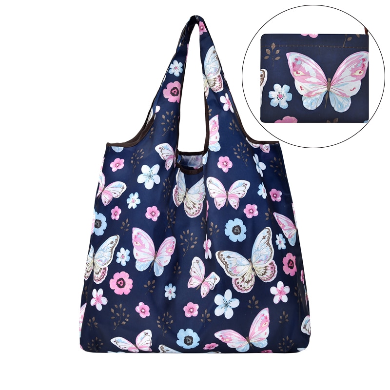 【NEW】 Shopping Bag Reusable Foldable Tote Medium 30 Lbs Cute Grocery Bag With Bag Large Capacity Tear Resistant Machine Washable Tote