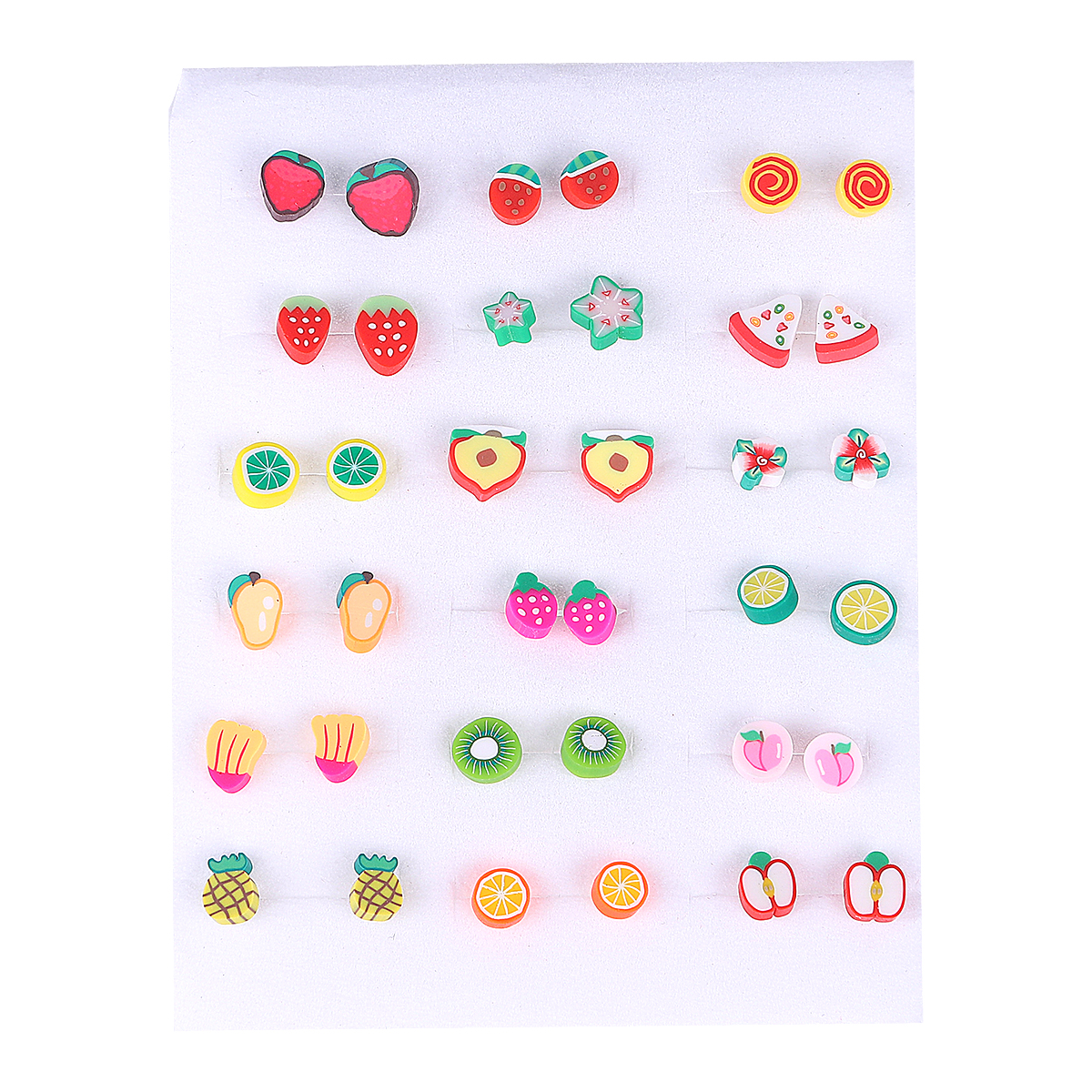 18 Pairs Random Rhinestone Hollow Flower Animal Stud Earrings Set for Women and Girls Daraz.lk