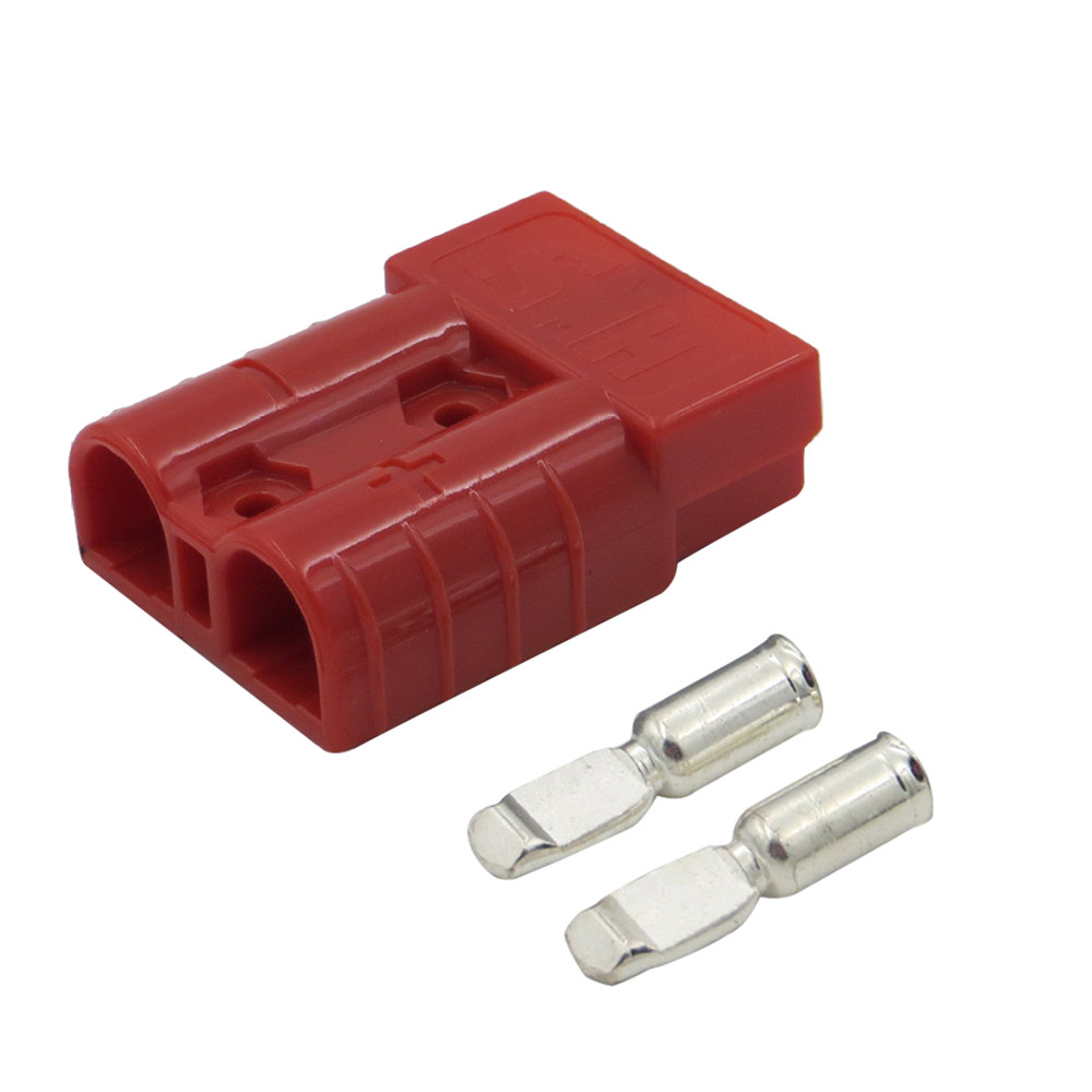 【7efc9af3】50Amp Plug for Anderson Style 12v 24v Carvan Charger Battery DC Power Connector replacement PC Adapter. 