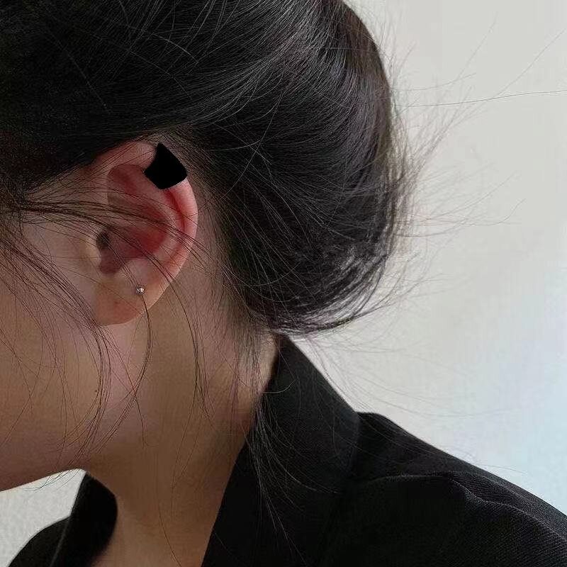 【ThinkWay】1PC Hip pop Steel Vintage Clip Earring for Teens Women Men No ear piercings Ear Cuffs Street Cool Style Ear Clip. 