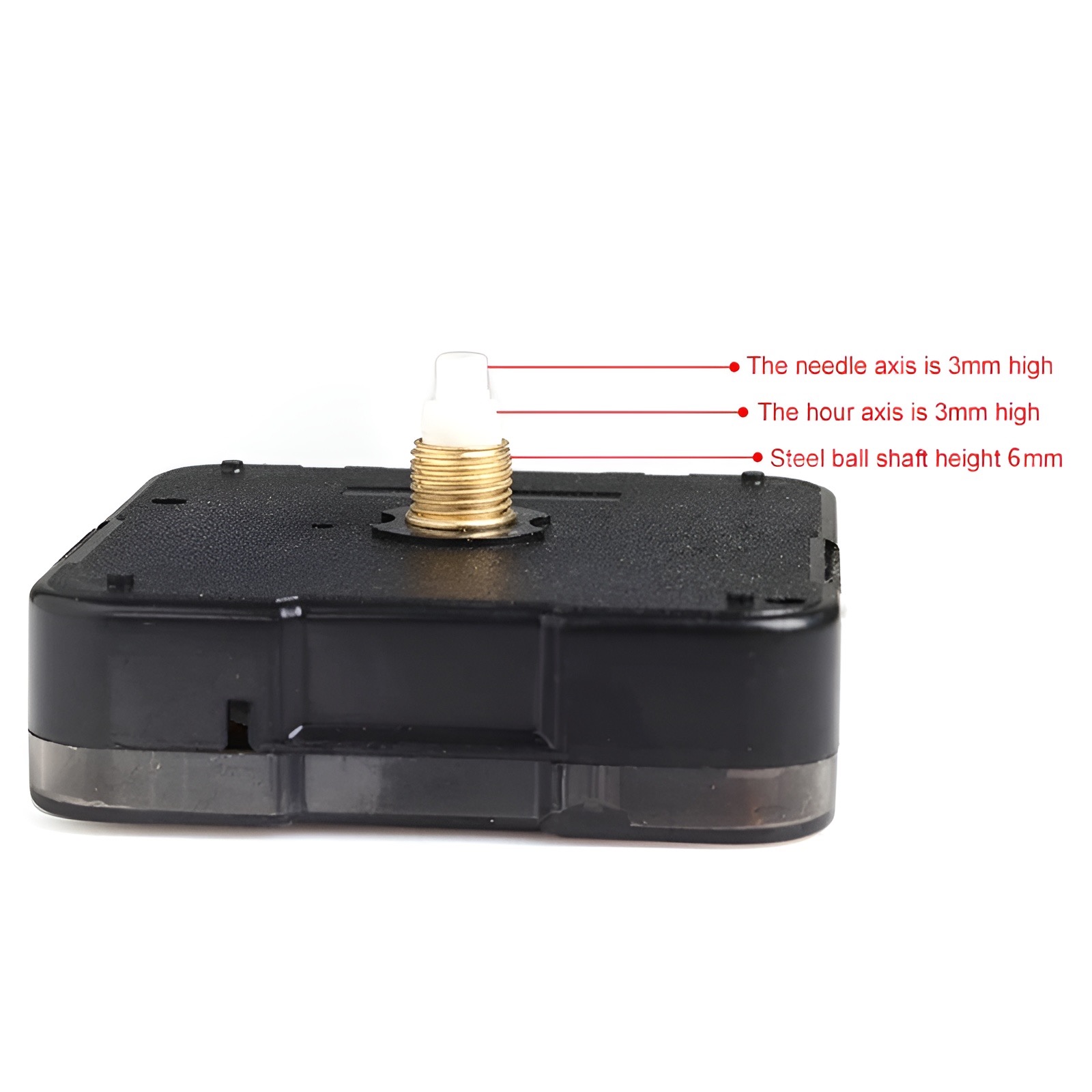 Wall Clock Quartz Movement Mechanism DIY Replacement Parts for Clock Repair and Customization. 