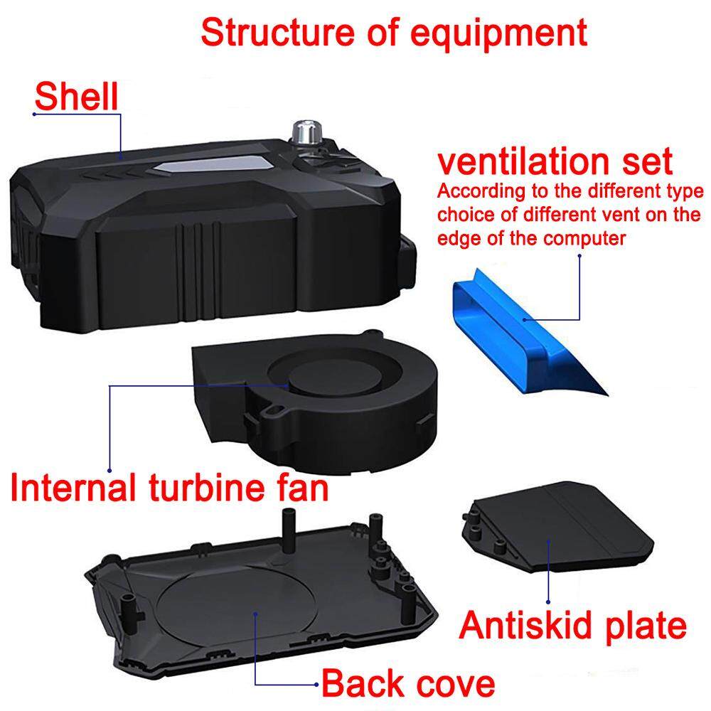Laotop Cooler Vacuum Fan Laptop USB Cooler With Cooling Vacuum Fan. 