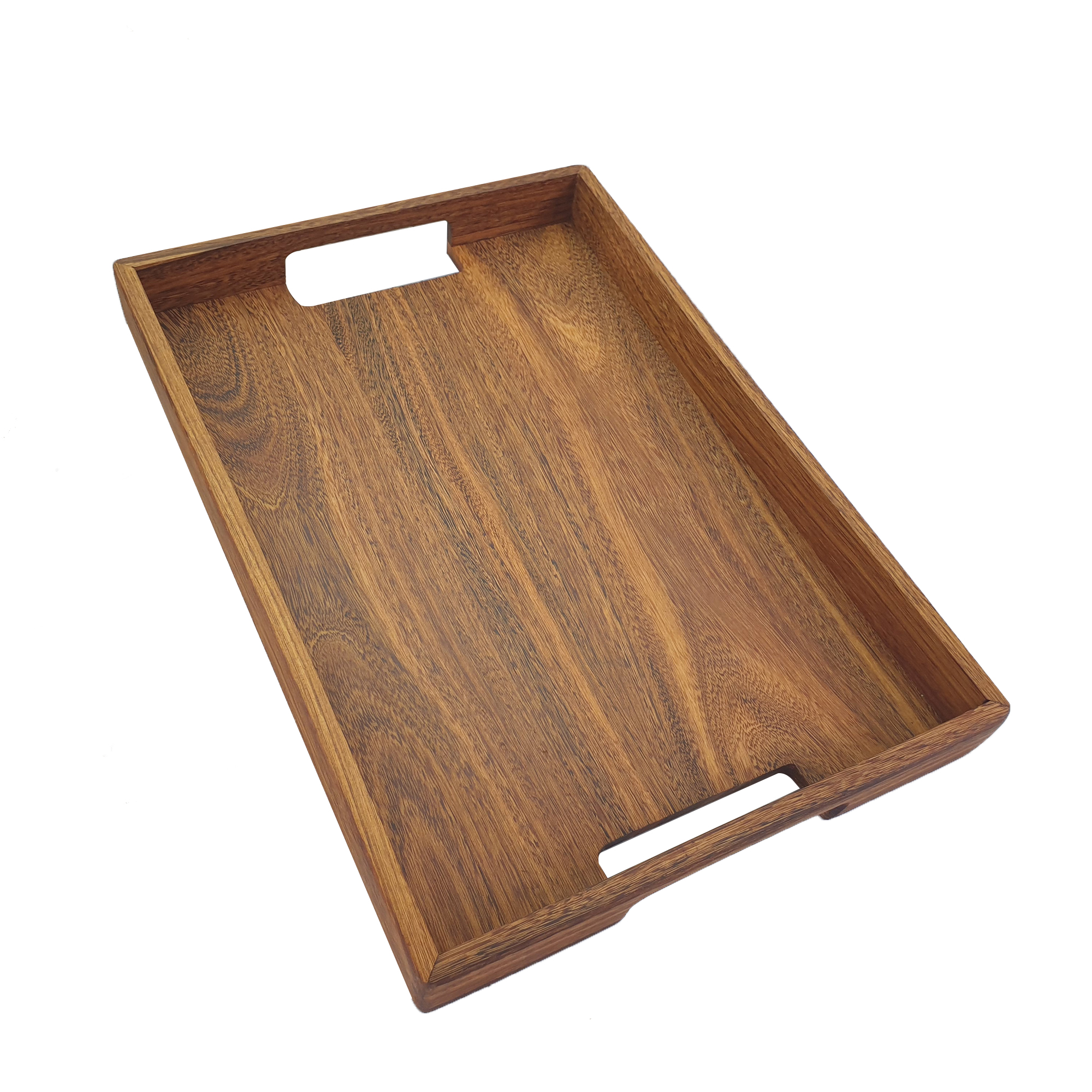 Serving Tray Nadun - Wooden Tray with Handles / Dinner Trays, Tea Tray, Bar Tray, Breakfast Tray. 